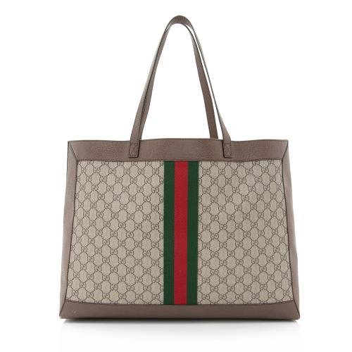 Gucci GG Supreme Ophidia Medium Soft Tote