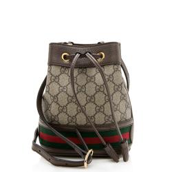 Gucci GG Supreme Ophidia Mini Bucket Bag