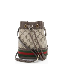 Gucci GG Supreme Ophidia Mini Bucket Bag