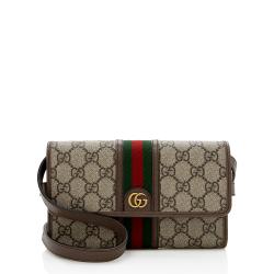 Gucci GG Supreme Ophidia Trifold Wallet Crossbody