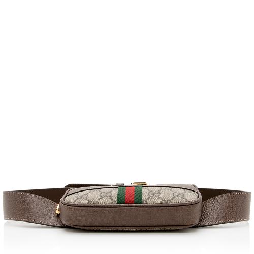 Gucci GG Supreme Ophidia Phone Case Belt Bag - Size 34 / 85