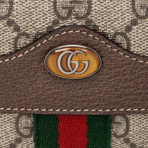 Gucci GG Supreme Ophidia Phone Case Belt Bag - Size 34 / 85