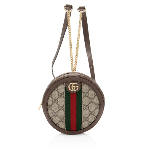 Gucci GG Supreme Ophidia Round Mini Backpack