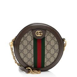 Gucci GG Supreme Ophidia Round Mini Shoulder Bag