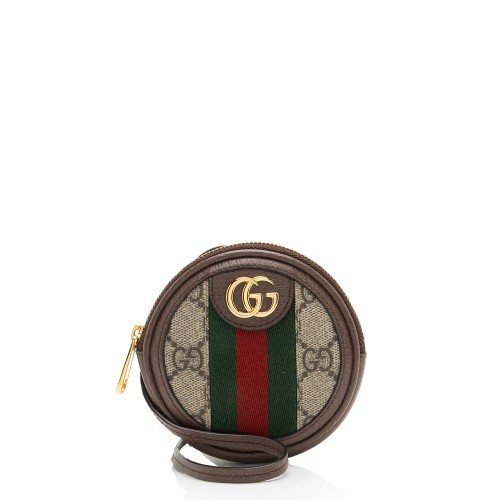 Gucci GG Supreme Ophidia Round Neck Pouch