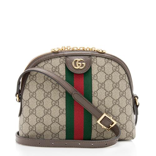 Gucci GG Supreme Ophidia Dome Small Shoulder Bag