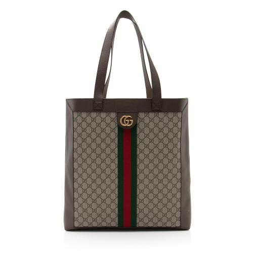 Gucci GG Supreme Ophidia Soft Vertical Large Tote