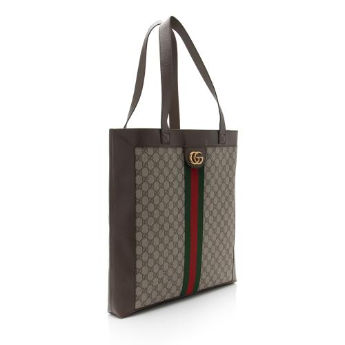 Gucci GG Supreme Ophidia Soft Vertical Large Tote