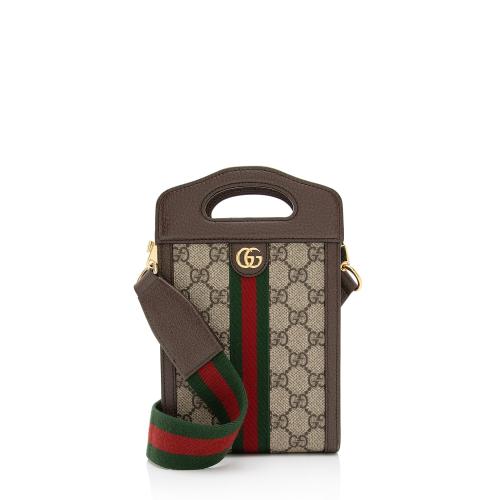 Gucci GG Supreme Ophidia Top Handle Mini Bag