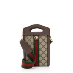 Gucci GG Supreme Ophidia Top Handle Mini Bag