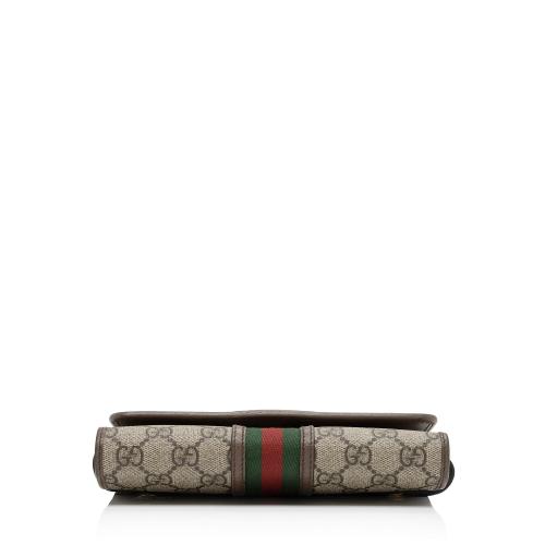 Gucci GG Supreme Ophidia Tri-Fold Wallet Crossbody