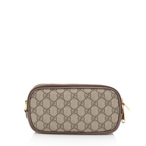 Gucci GG Supreme Ophidia Triple Zip Crossbody