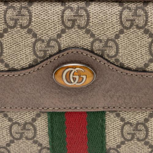 Gucci GG Supreme Ophidia Triple Zip Crossbody