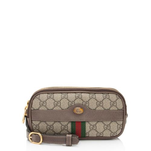 Gucci GG Supreme Ophidia Triple Zip Crossbody