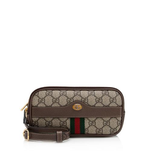 Gucci GG Supreme Ophidia Triple Zip Crossbody