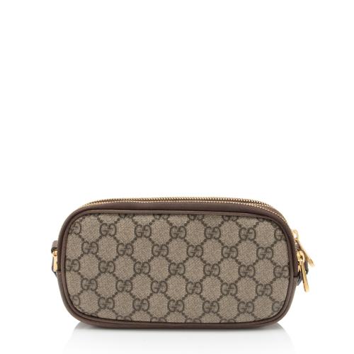 Gucci GG Supreme Ophidia Triple Zip Crossbody