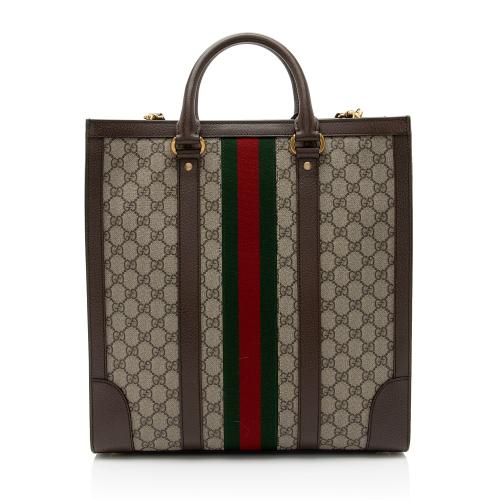 Gucci GG Supreme Ophidia Vertical Medium Tote