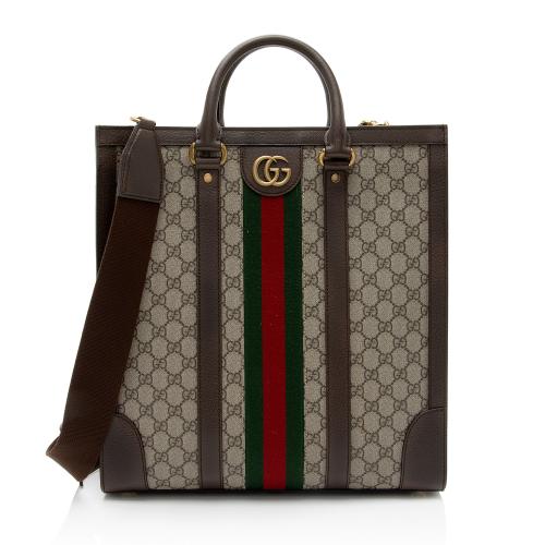 Gucci GG Supreme Ophidia Vertical Medium Tote