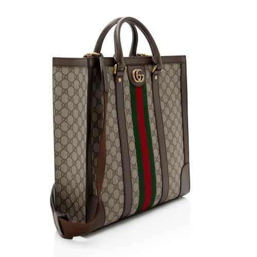 Gucci GG Supreme Ophidia Vertical Medium Tote