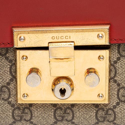 Gucci GG Supreme Padlock Small Shoulder Bag