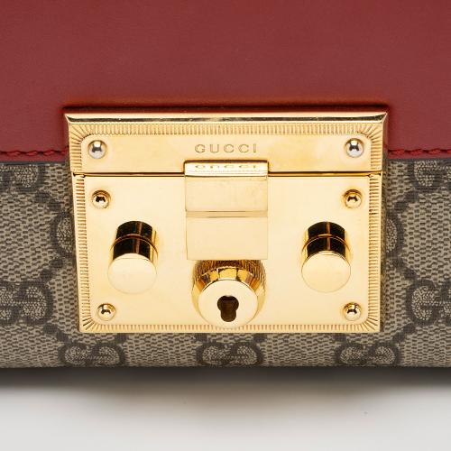 Gucci GG Supreme Padlock Small Shoulder Bag