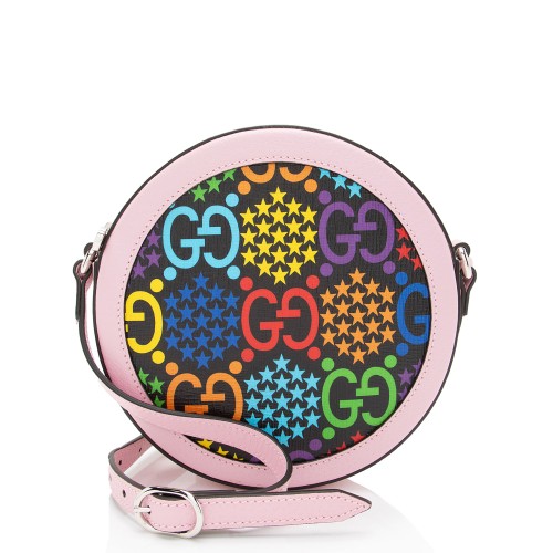 Gucci GG Supreme Psychedelic Round Shoulder Bag