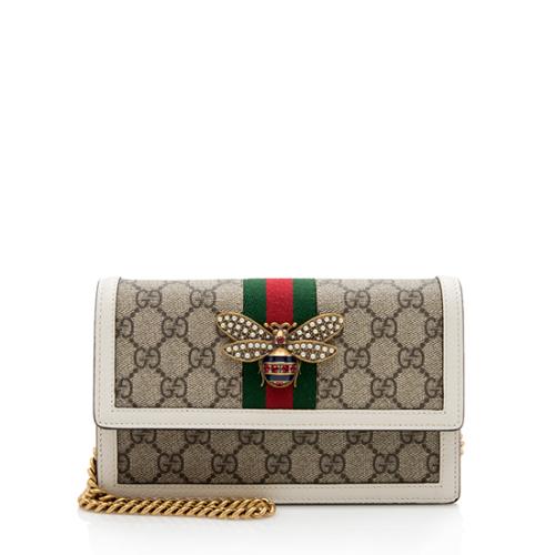 Gucci GG Supreme Queen Margaret Wallet on Chain Gucci Handbags Bag Borrow or Steal