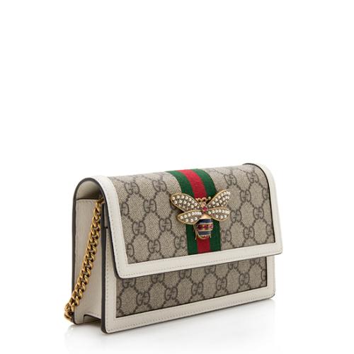 Gucci GG Supreme Queen Margaret Wallet on Chain