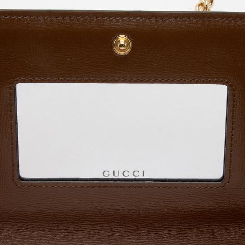 Gucci GG Supreme Script Logo Heart Wallet on Chain