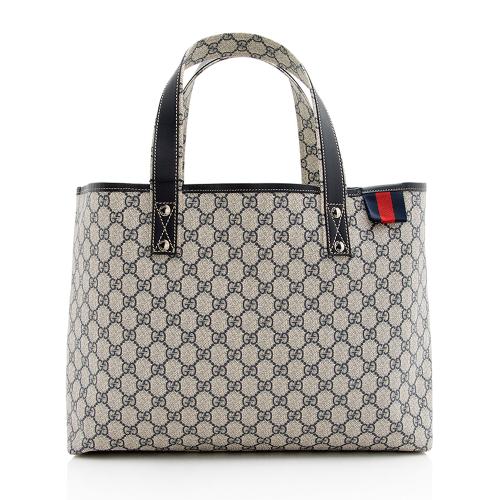 Gucci GG Supreme Signature Web Loop Medium Tote