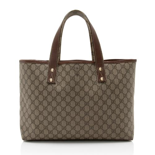 Gucci GG Supreme Signature Web Loop Medium Tote