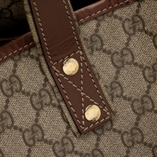 Gucci GG Supreme Signature Web Loop Medium Tote