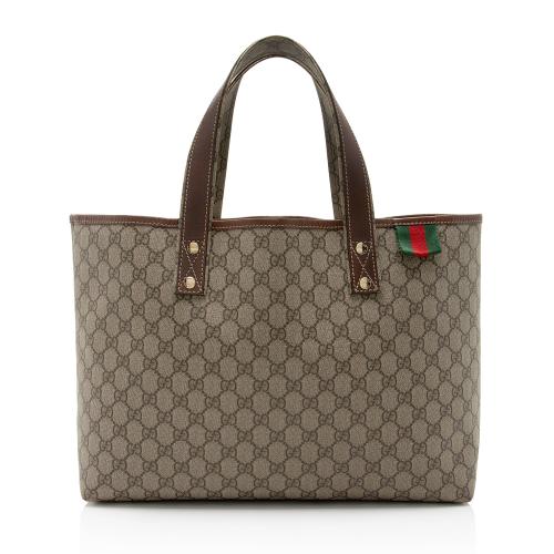 Gucci GG Supreme Signature Web Loop Medium Tote