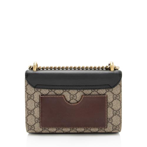 Gucci GG Supreme Small Padlock Shoulder Bag