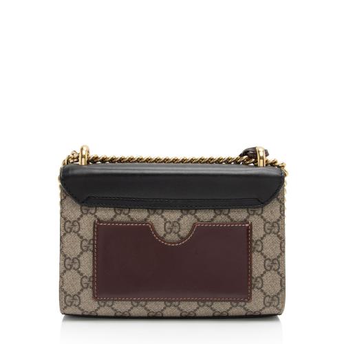 Gucci GG Supreme Small Padlock Shoulder Bag