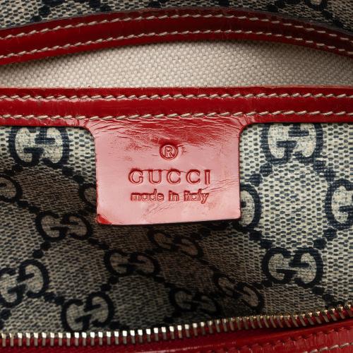 Gucci GG Supreme Tattoo Heart Medium Boston Bag