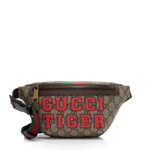 Gucci GG Supreme Tiger Belt Bag