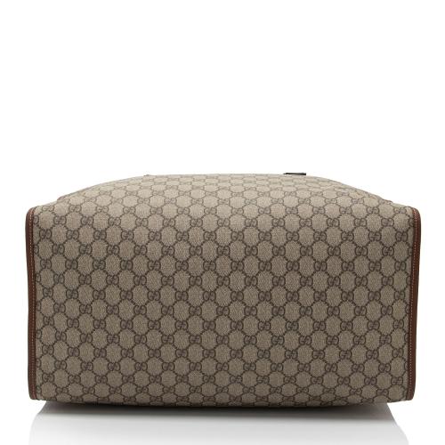 Gucci GG Supreme Web Loop Medium Duffle Bag