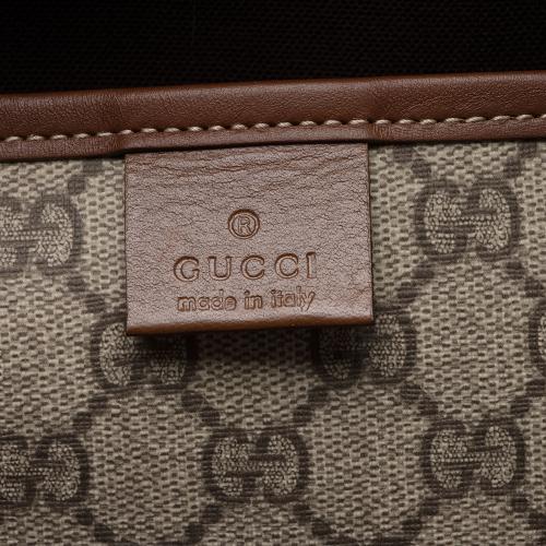 Gucci GG Supreme Web Loop Medium Duffle Bag