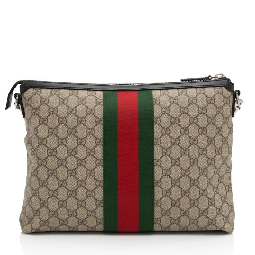 Gucci GG Supreme Web Flat Square Messenger