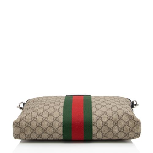 Gucci GG Supreme Web Flat Square Messenger