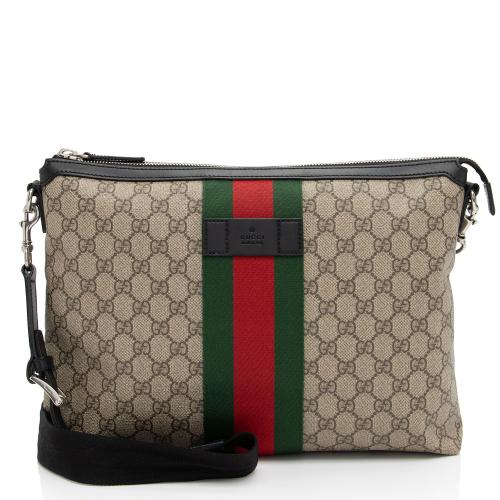 Gucci GG Supreme Web Flat Square Messenger