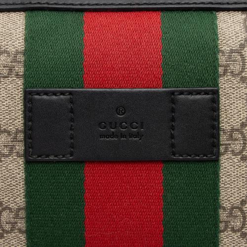 Gucci GG Supreme Web Flat Square Messenger