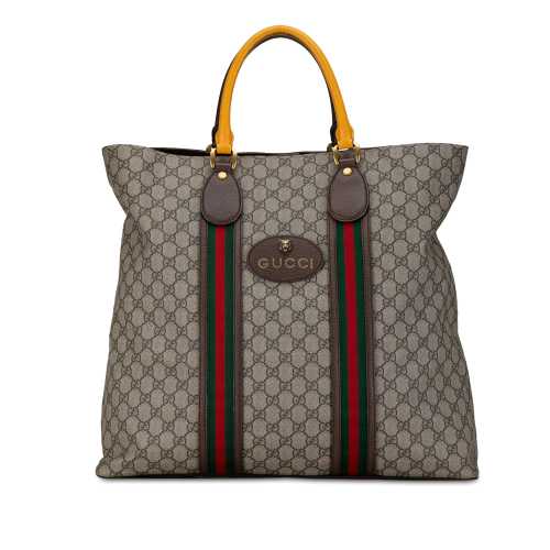 Gucci GG Supreme Web Neo Vintage Tote