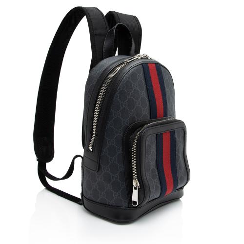 Gucci GG Supreme Web Small Day Backpack