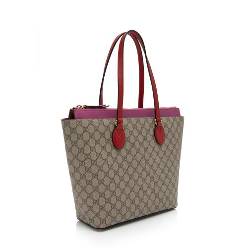 Gucci GG Supreme Zip Tote