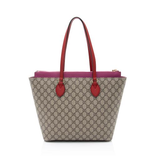 Gucci GG Supreme Zip Tote