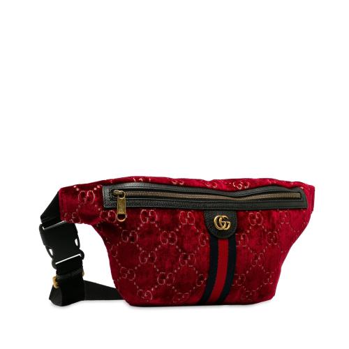 Gucci GG Velvet Ophidia Belt Bag