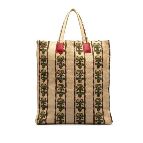 Gucci Garden Store Floral Vertical Tote