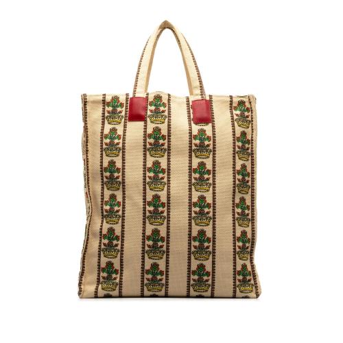 Gucci Garden Store Floral Vertical Tote